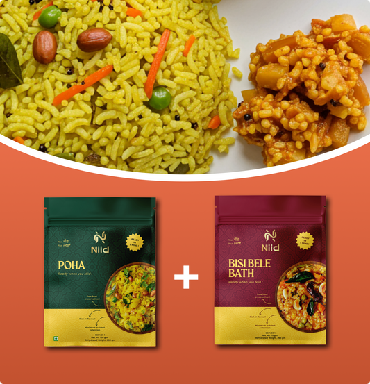 Poha & Bisi Bele Bath